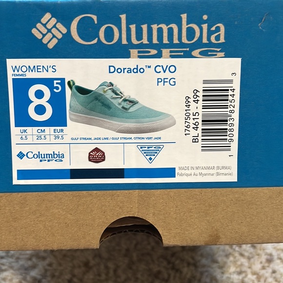 BNWT Women’s Columbia PFG Dorado Cvo PFG Antimicrobial water shoes in size 8.5 - Picture 9 of 10